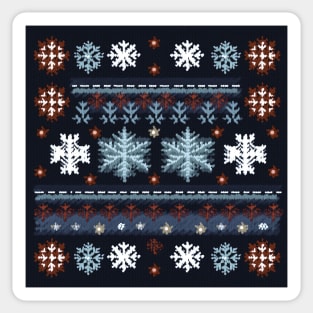 christmas seamless pattern design Sticker